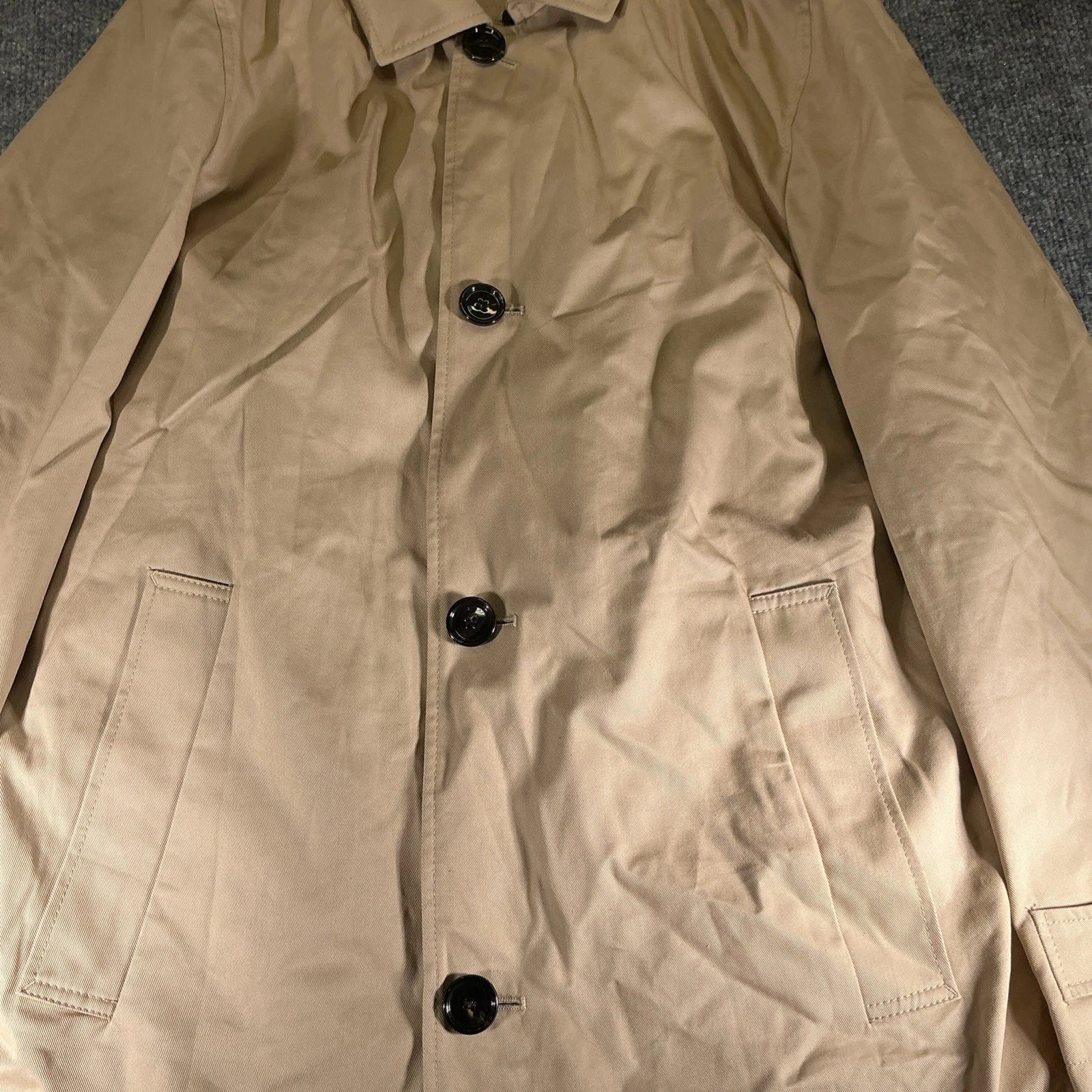 Tan Hugo Boss Trench Coat