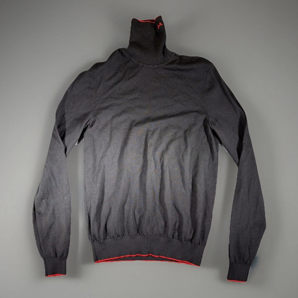 Hugo Boss Black And Red Turtleneck  Long Sleeve