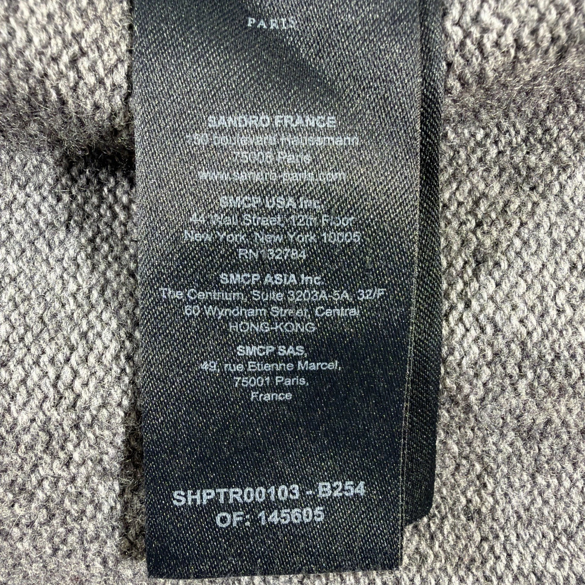 Sandro Paris cream turtleneck sweater URBAN FASHION SWEATER