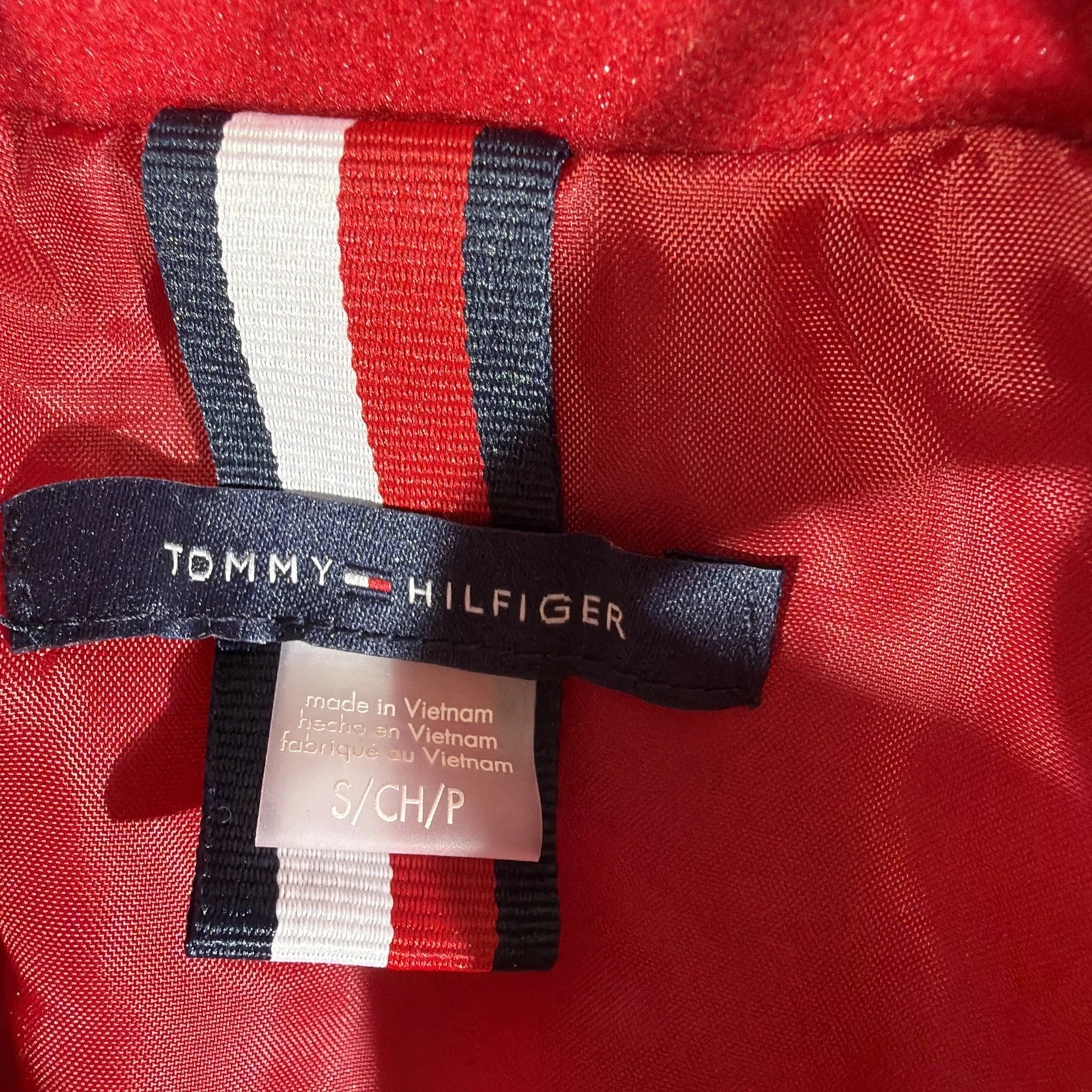 Tommy Hilfiger blazer notched lapel and a classic RED FASHION UNIQUE URBAN STYLE