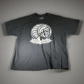 Hustle Gang Macro Classics Logo T-shirt is a black cotton tee 2 XL Size
