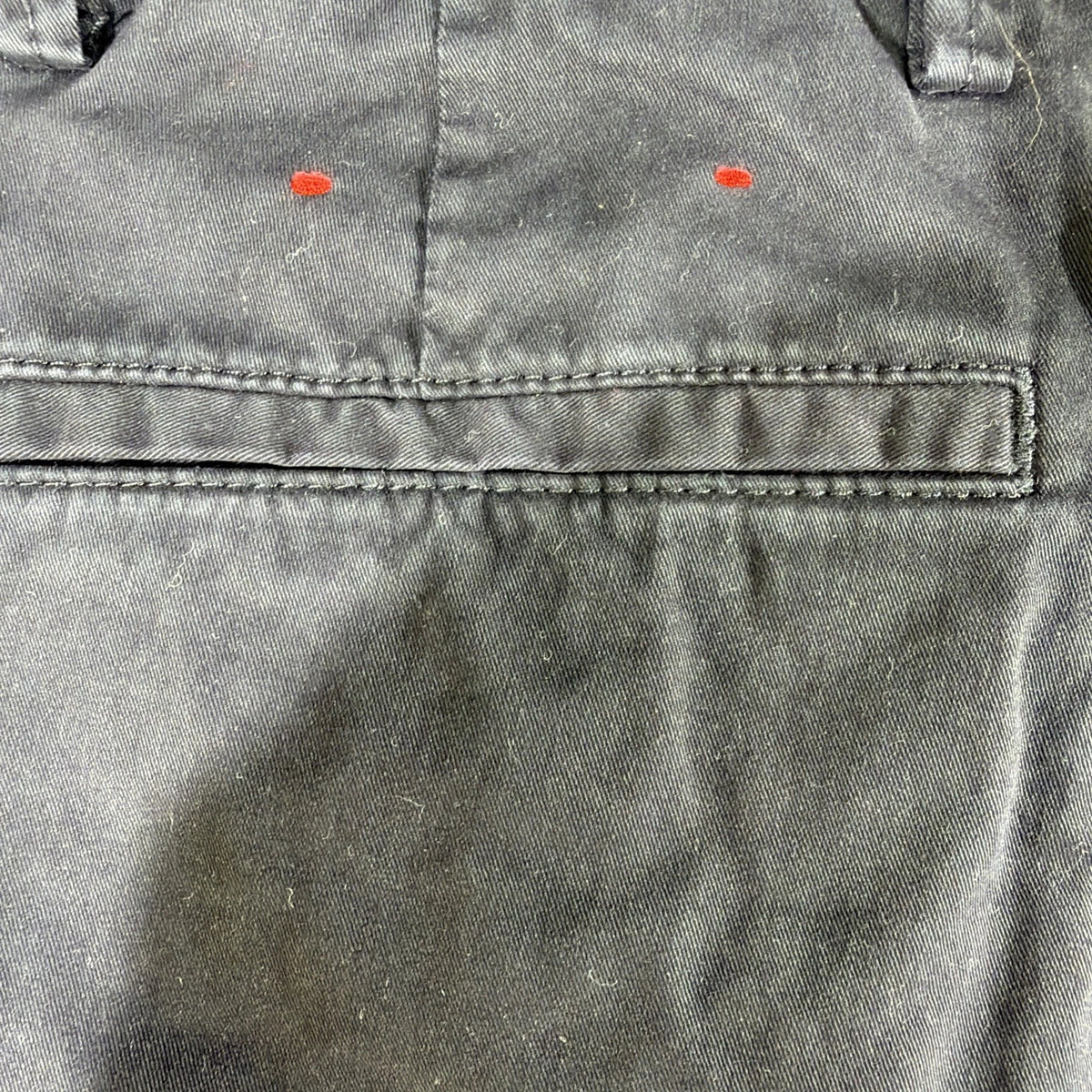 HUGO BOSS Slice Shorts Mens 28 Black Slim Fit Stretch Chino Preppy Flat Front