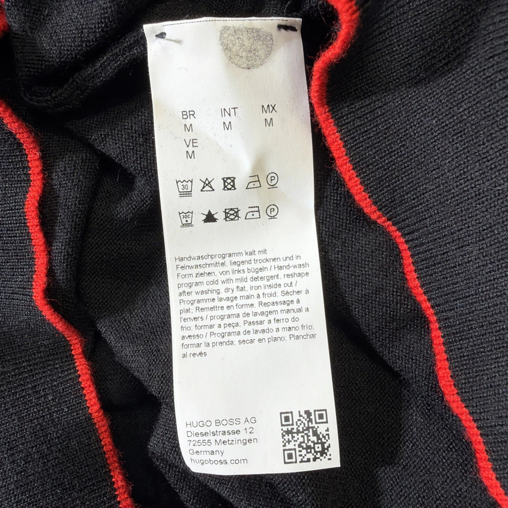 Hugo Boss Black And Red Turtleneck  Long Sleeve
