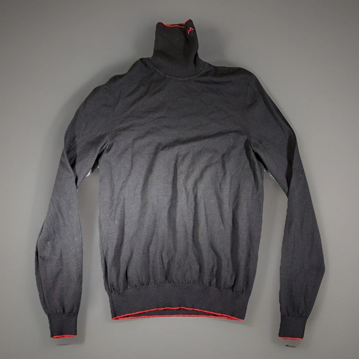 Hugo Boss Black And Red Turtleneck  Long Sleeve