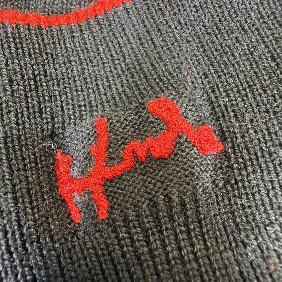 Hugo Boss Black And Red Turtleneck  Long Sleeve