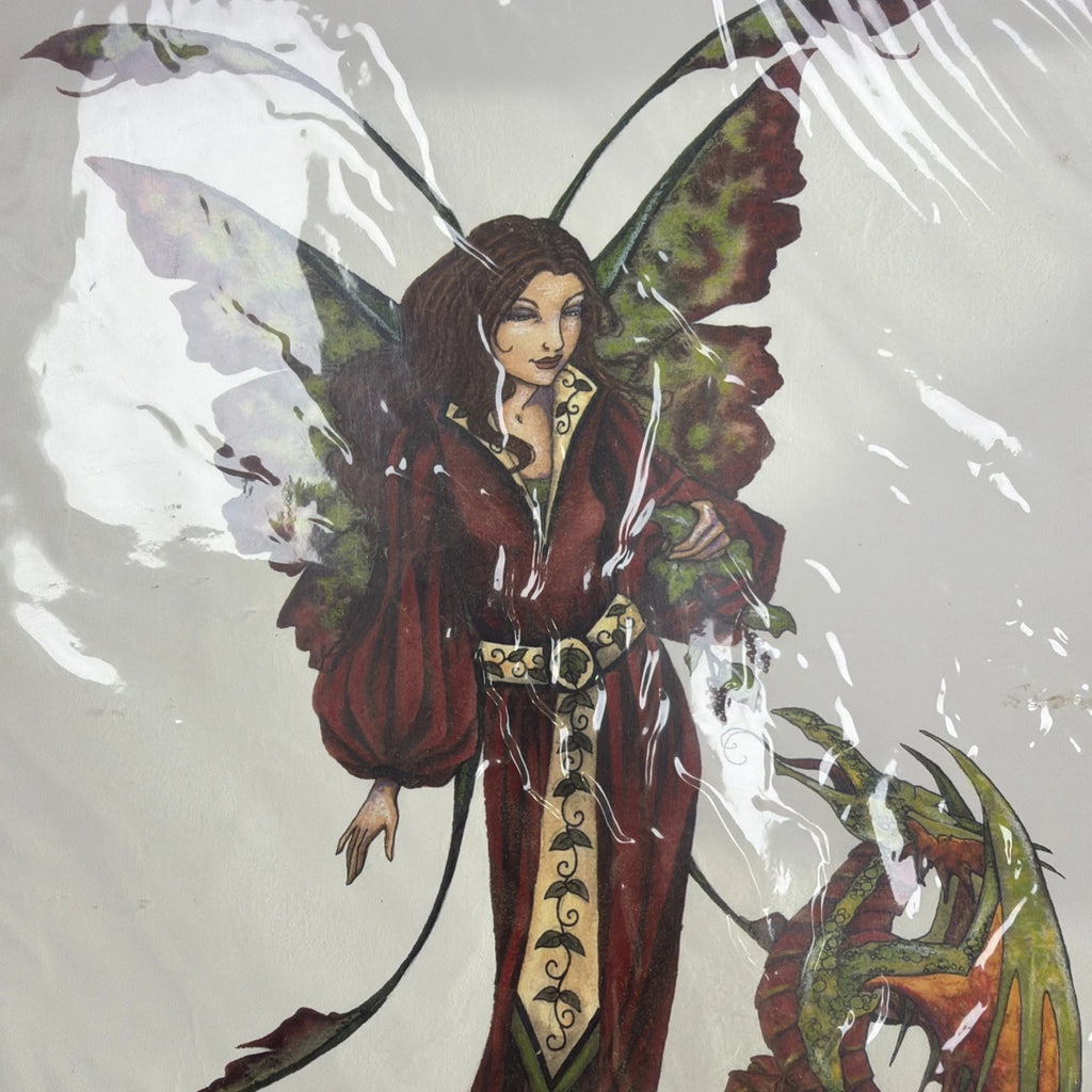 Sharing Berries Print by Fantasy Artist Amy Brown   8.5 x 11
