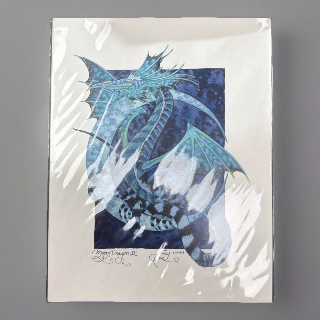 REDUCED Amy Brown Print - Moon Dragon II - OUT OF PRINT - NEW  81/2" x 11"