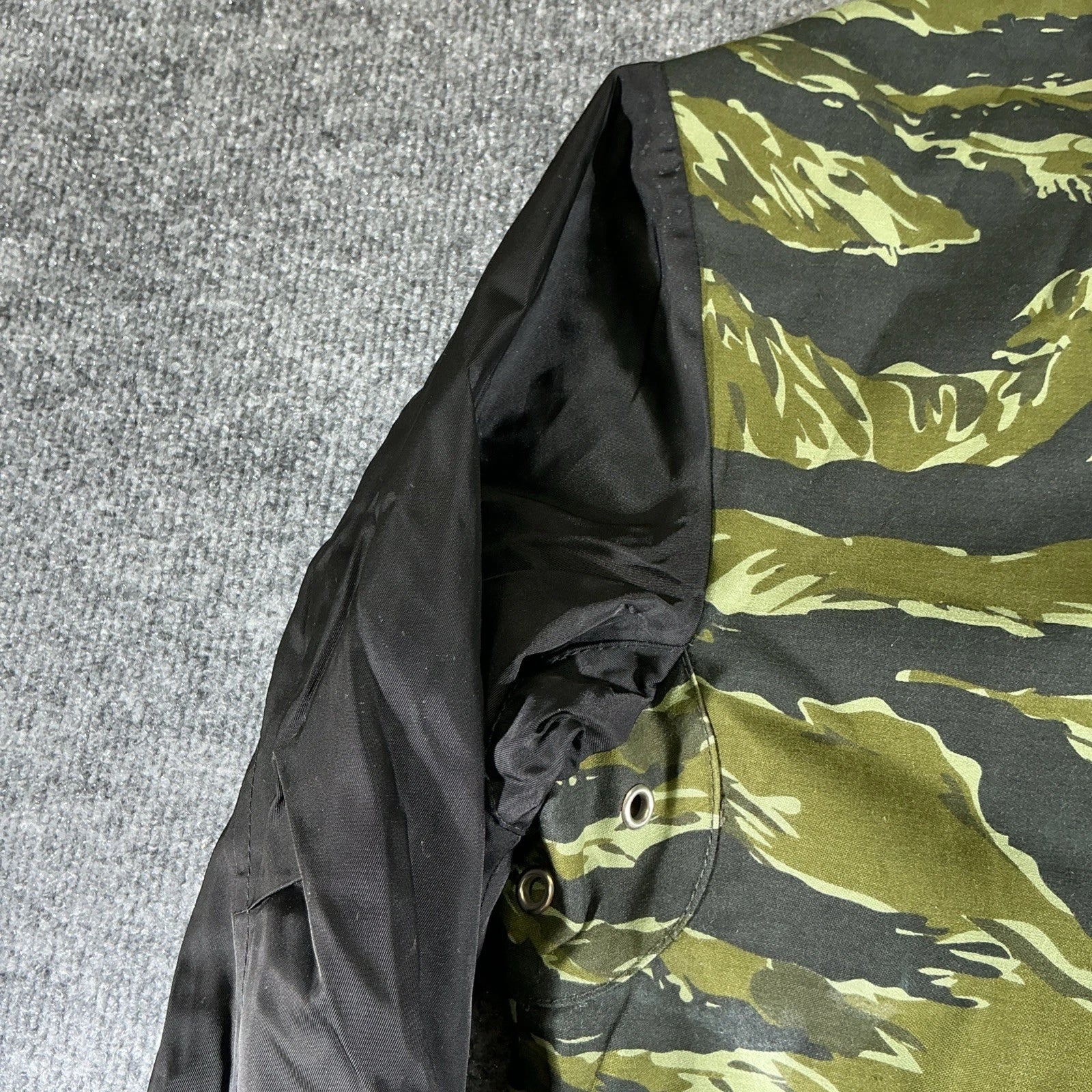 Dsquared2 BlackGreen Camouflage Print Cotton Nylon Bomber Jacket S Size Fashion