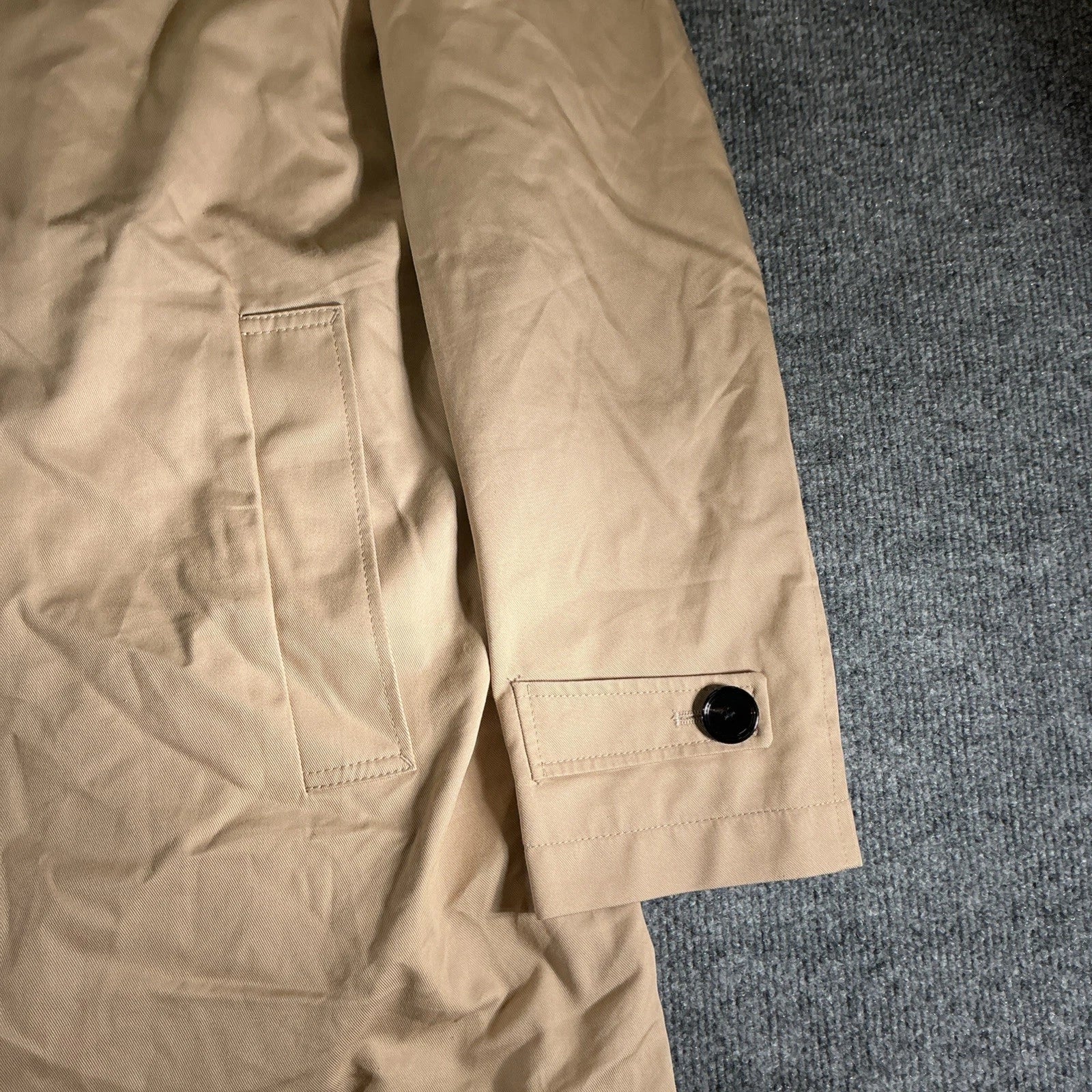 Tan Hugo Boss Trench Coat