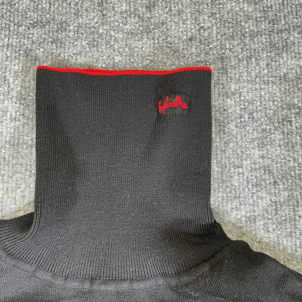 Hugo Boss Black And Red Turtleneck  Long Sleeve