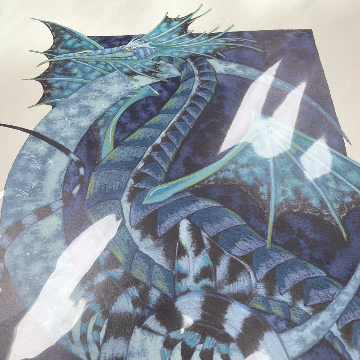 REDUCED Amy Brown Print - Moon Dragon II - OUT OF PRINT - NEW  81/2" x 11"
