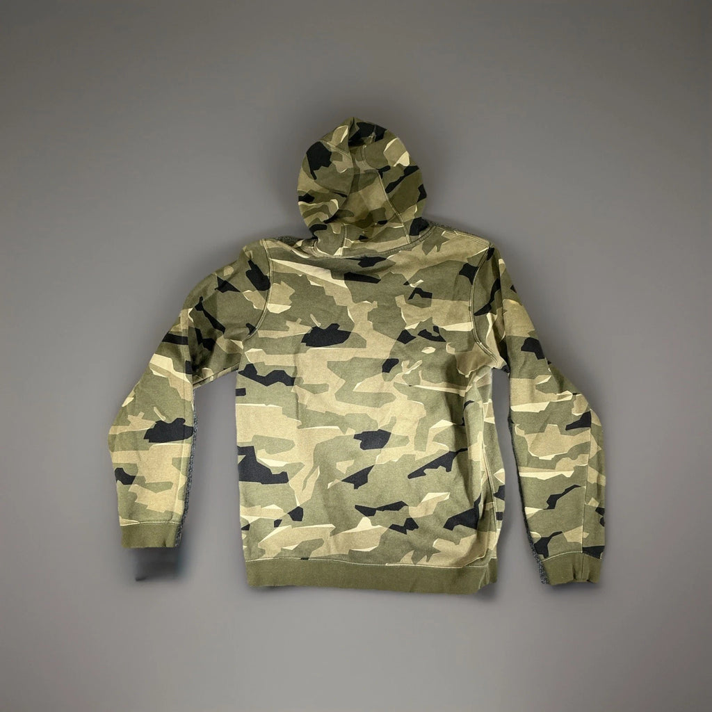 Youth Nike Camo Hoodie (Size Medium) Sweatshirt Pullover Woodland Camo