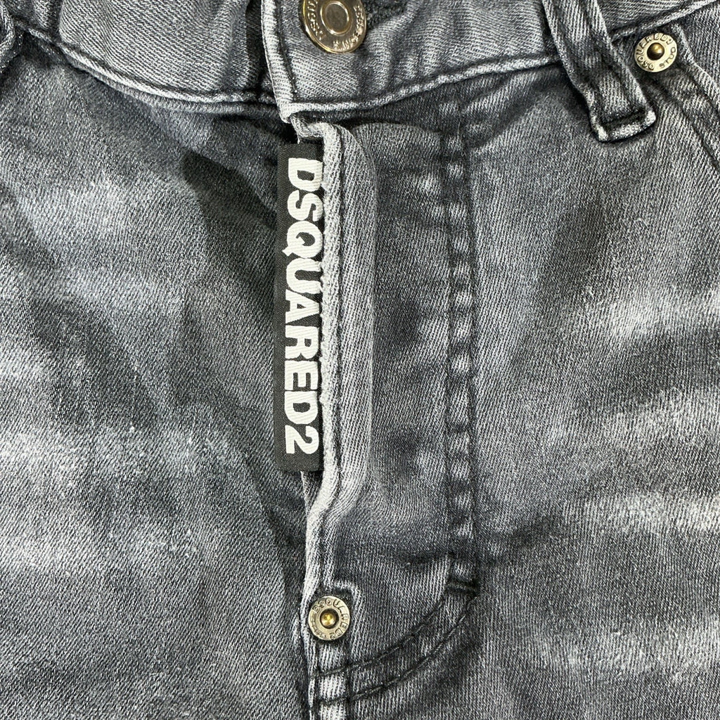 Dsquared2 men's grey distressed denim jeans Size 44