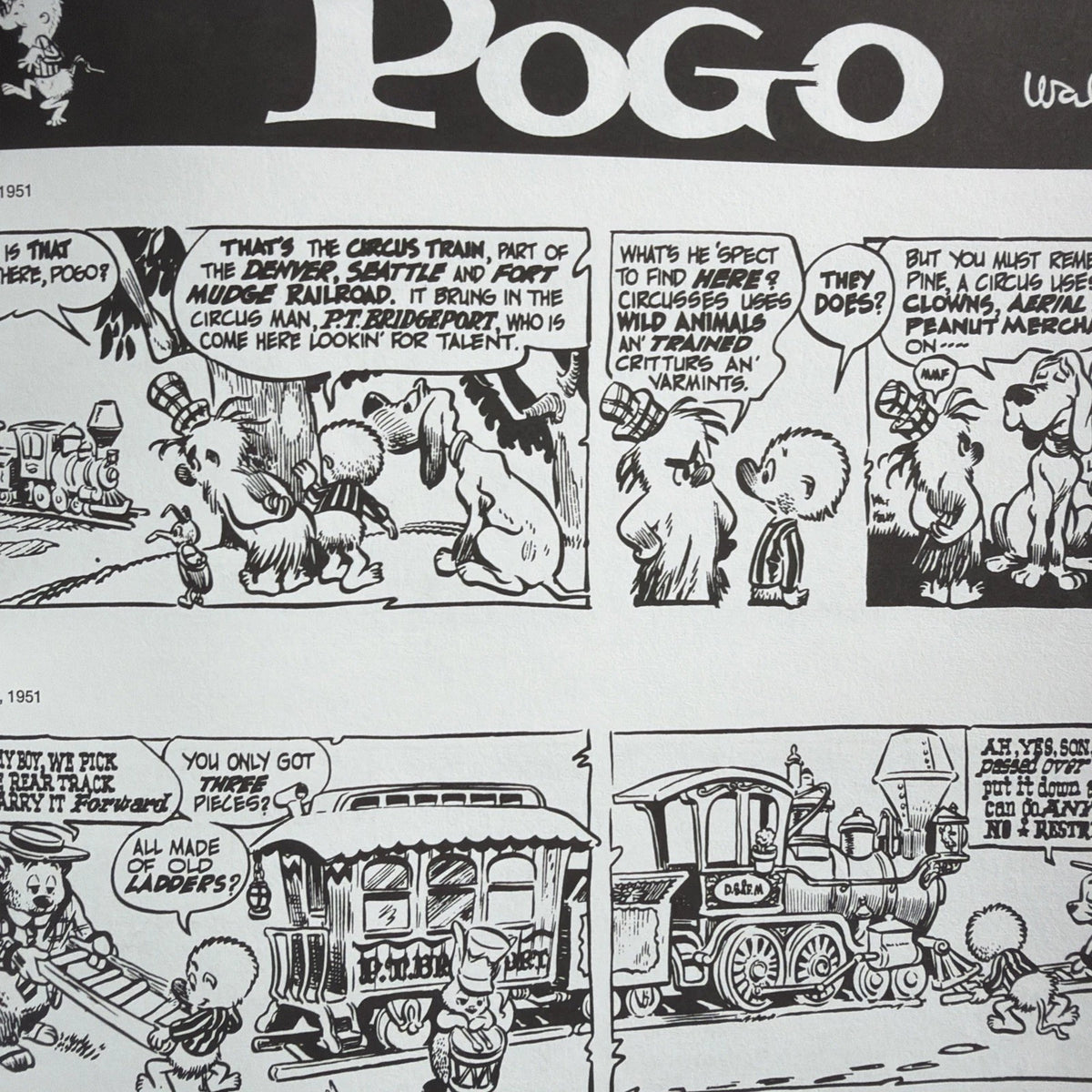 Pogo Volume 6 by Walt Kelly First Edition Fantagraphics Paperback