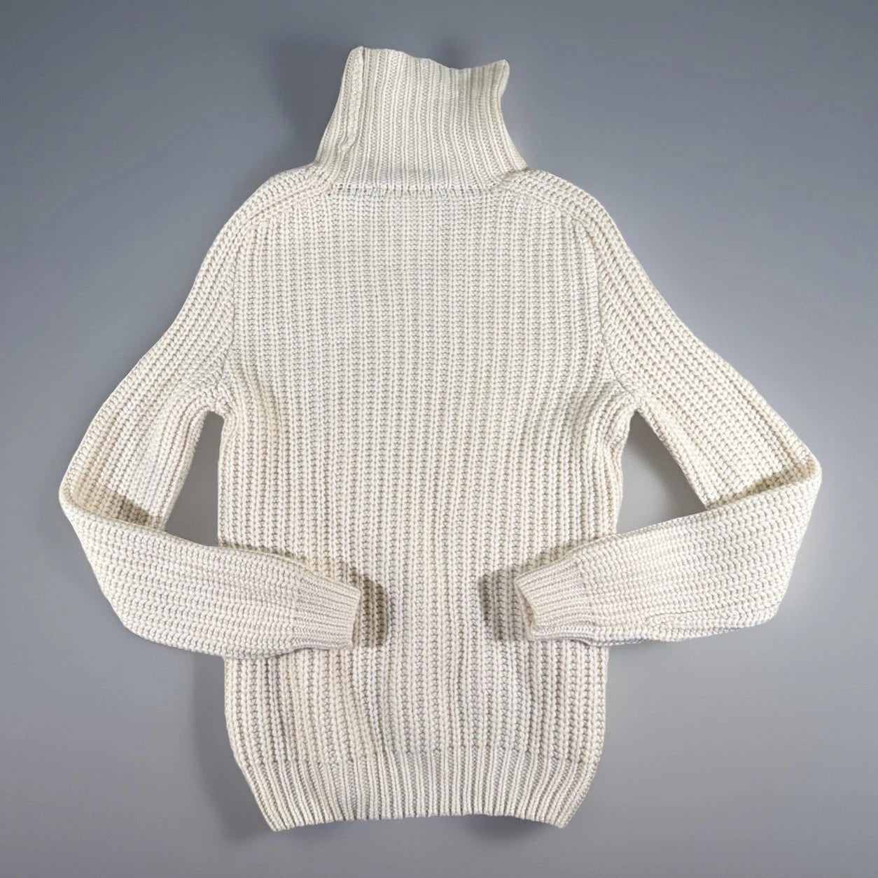 HUGO BOSS turtleneck sweater is a men's cashmere pullover in White Color