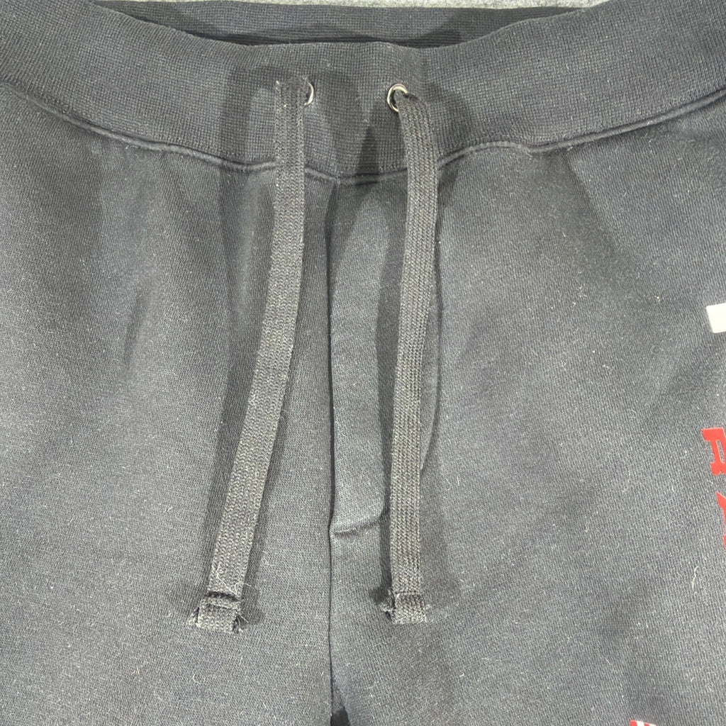 Polo Sport Ralph Lauren Sweatpants Mens S Black Logo Flag Graphic Joggers Fleece