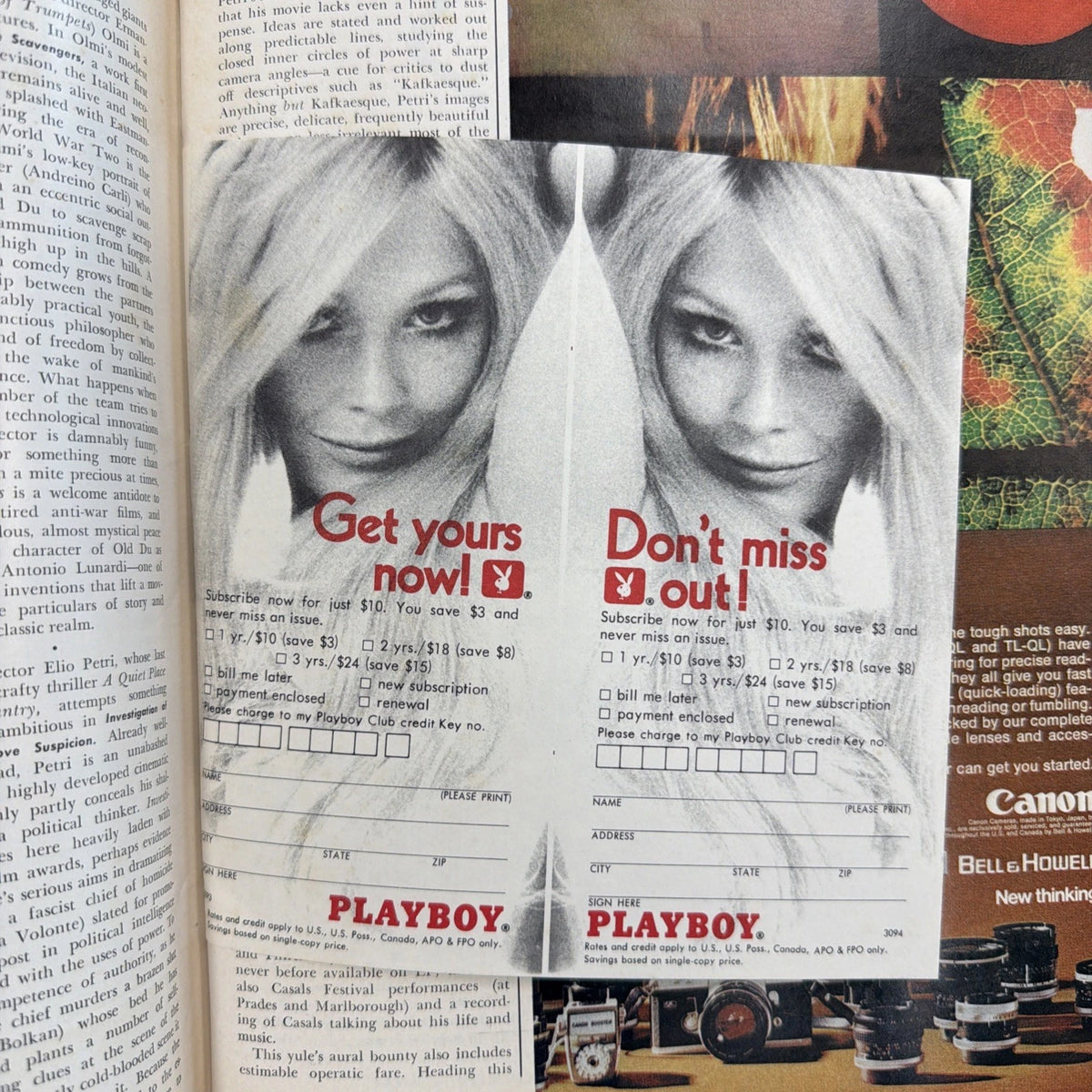 Vintage Playboy Magazine January 1971 Liv Lindeland