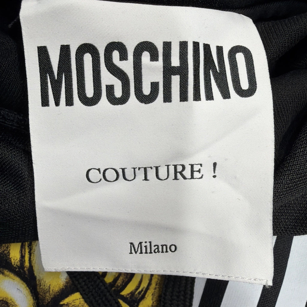 Moschino  hooded sweatshirt BLACK REAR FASHION SIZE 34 USA
