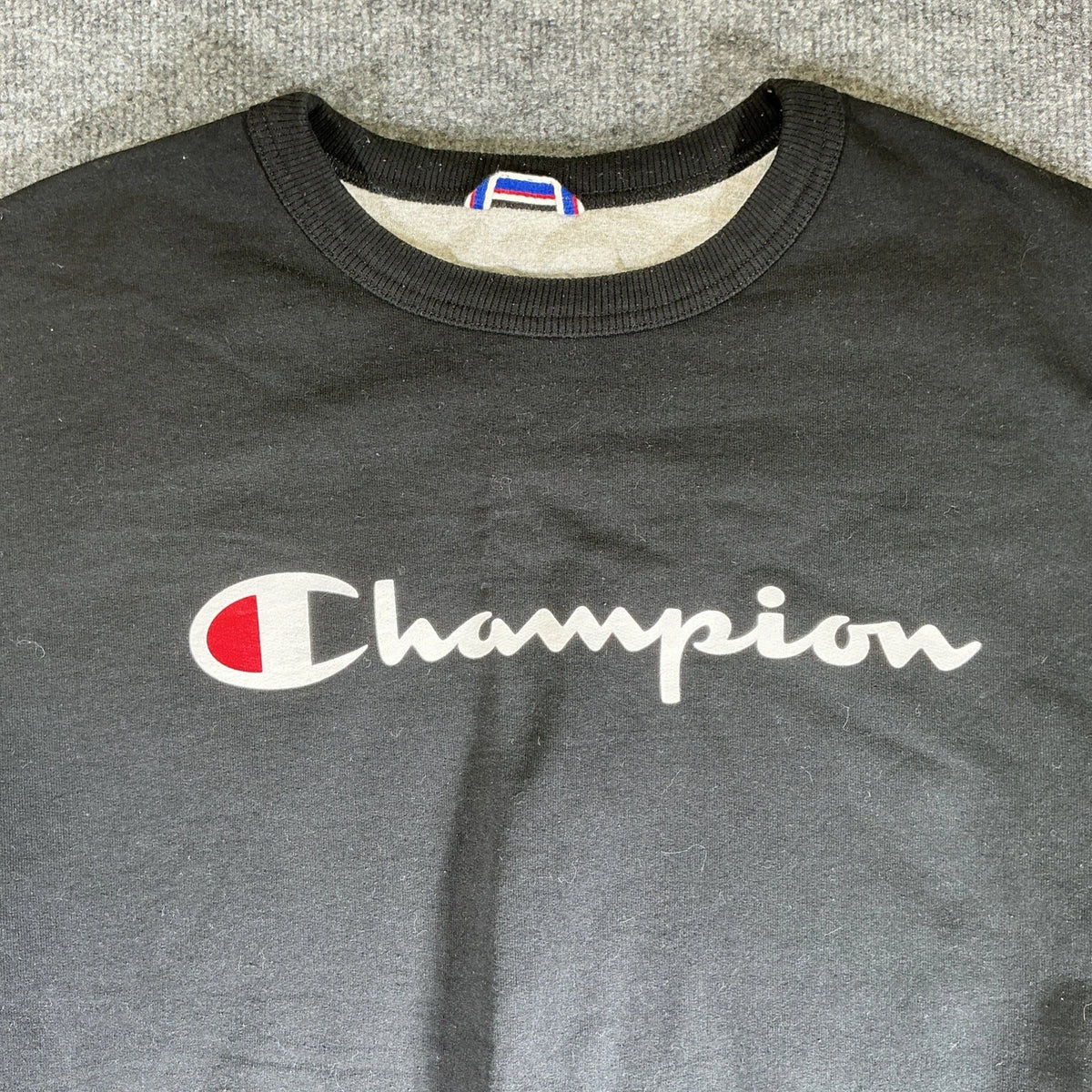 Champion Sweatshirt Men's XL Powerblend Logo Crewneck Black