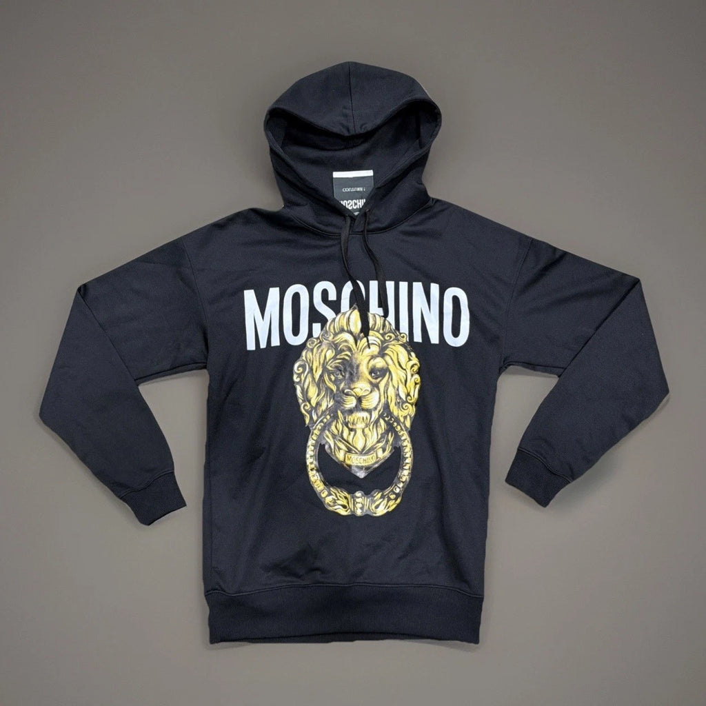 Moschino  hooded sweatshirt BLACK REAR FASHION SIZE 34 USA