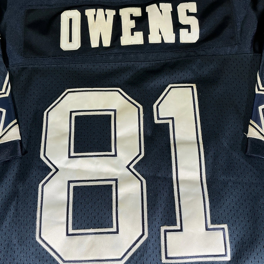 TERRELL OWENS Reebok DALLAS COWBOYS #81  AUTHENTIC Sewn Stitched PRO CUT Size 54