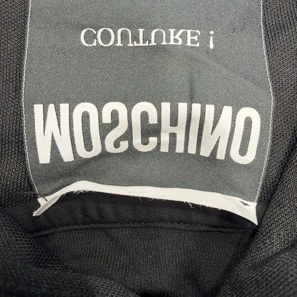 Moschino  hooded sweatshirt BLACK REAR FASHION SIZE 34 USA