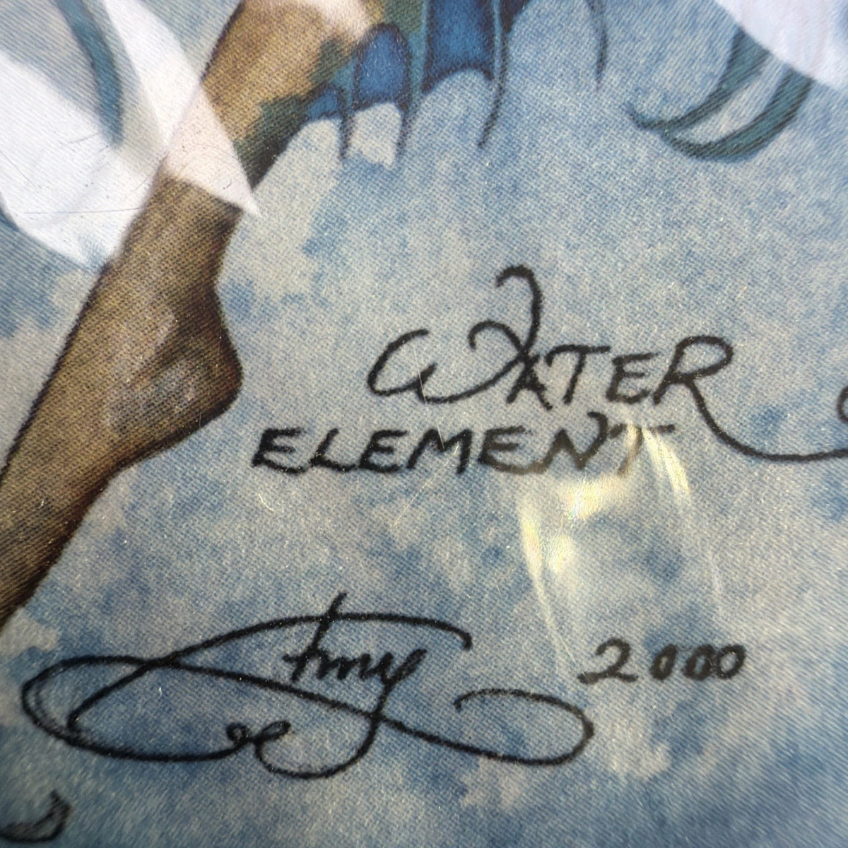 Amy Brown - Water Element - Matted - SIGNED - RARE Collectible Art