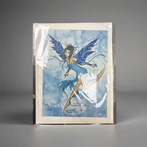 Amy Brown - Water Element - Matted - SIGNED - RARE Collectible Art