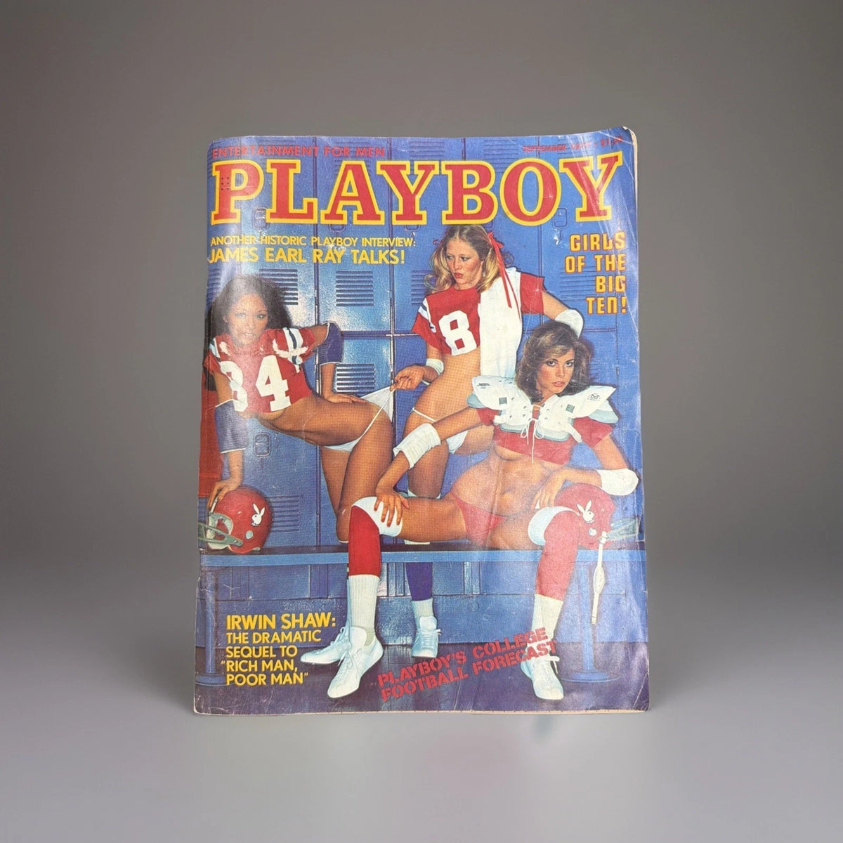Vintage Playboy Magazine September 1977 DEBRA JO FONDEN GIRLS OF THE BIG TEN EX