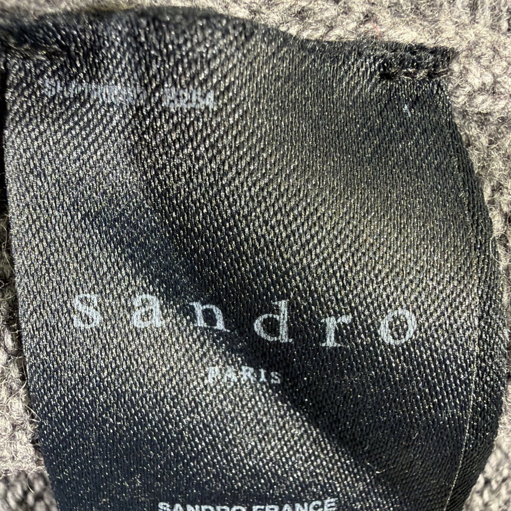 Sandro Paris cream turtleneck sweater URBAN FASHION SWEATER