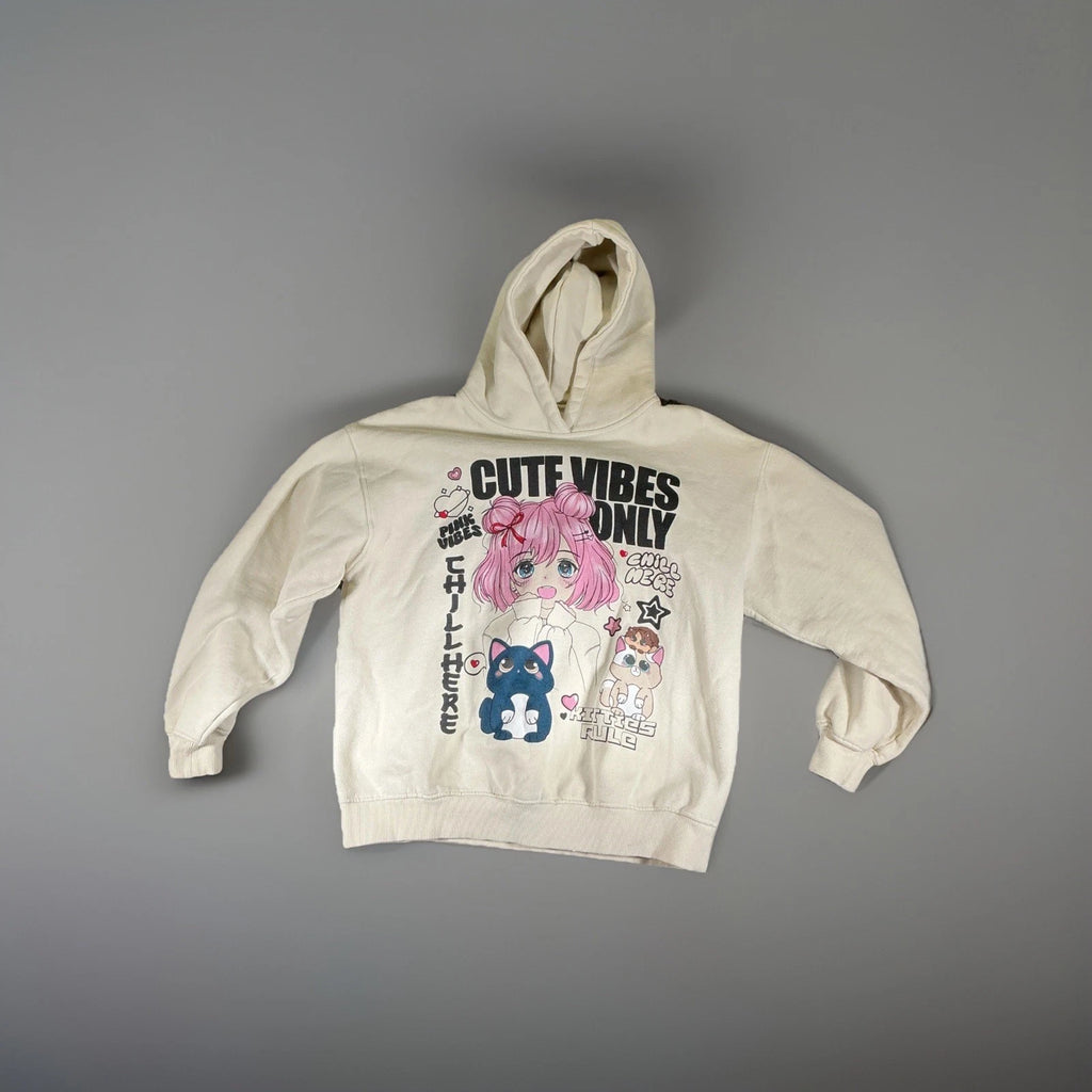 ZARA KIDS Hoodie MANGA ANIME Oversized Hoodie Sweatshirt Size 9/10
