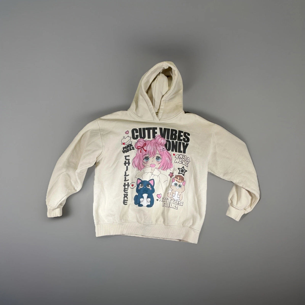 ZARA KIDS Hoodie MANGA ANIME Oversized Hoodie Sweatshirt Size 9/10