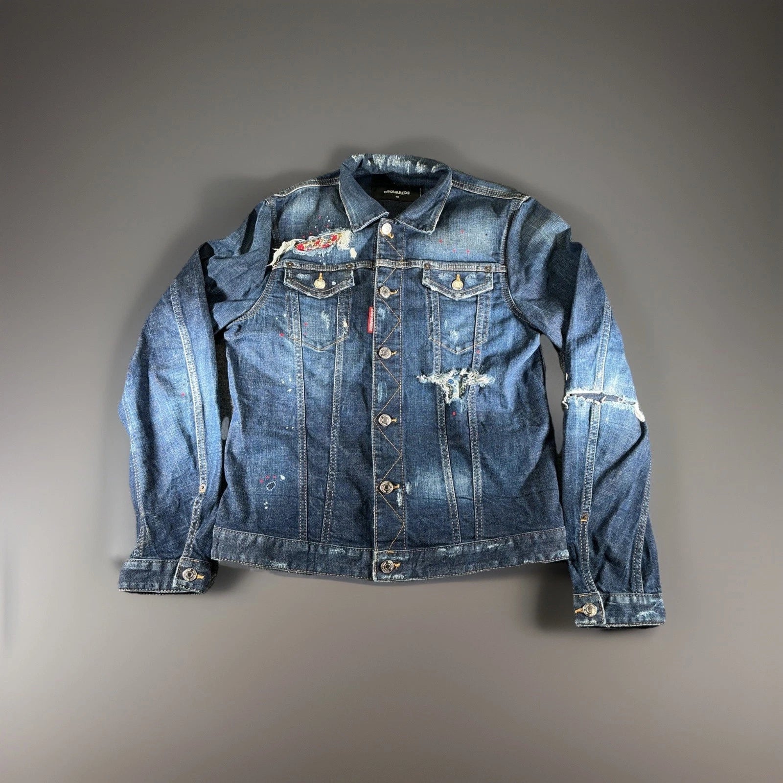 dsquared2 jacket Size Small 48 Made In Italy Denim Jacket