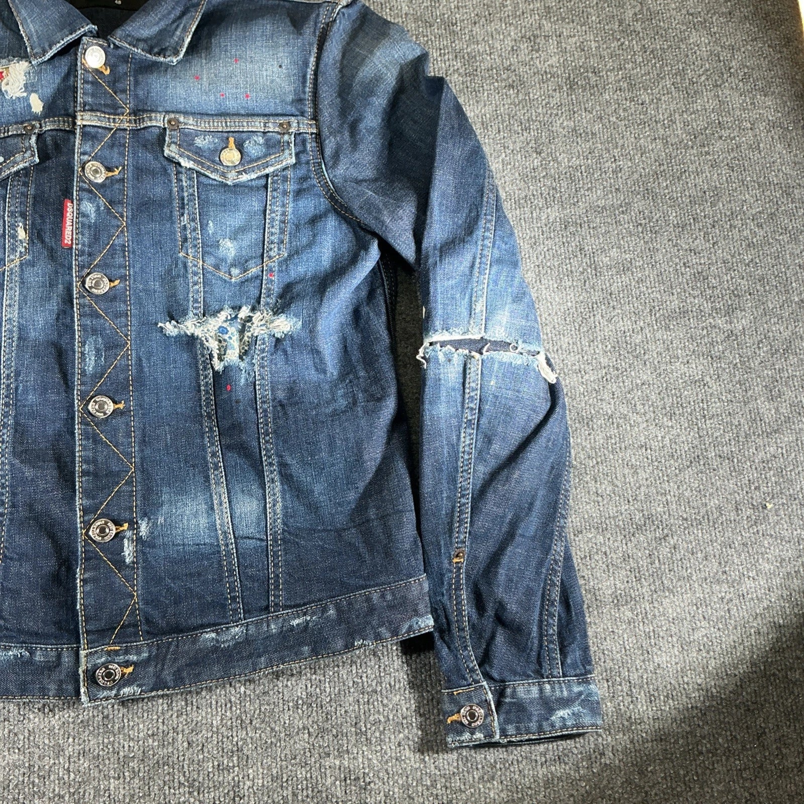 dsquared2 jacket Size Small 48 Made In Italy Denim Jacket