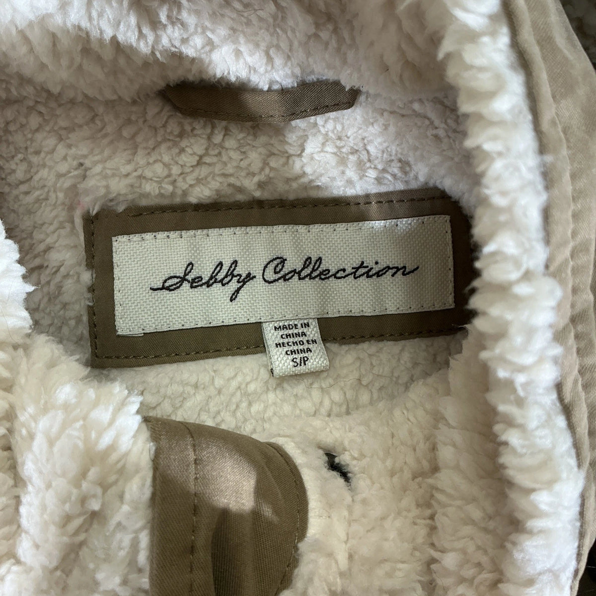 SEBBY Womens Faux-Fur Trim Hooded Anorak Jacket Sherpa Lined Parka Coat Small
