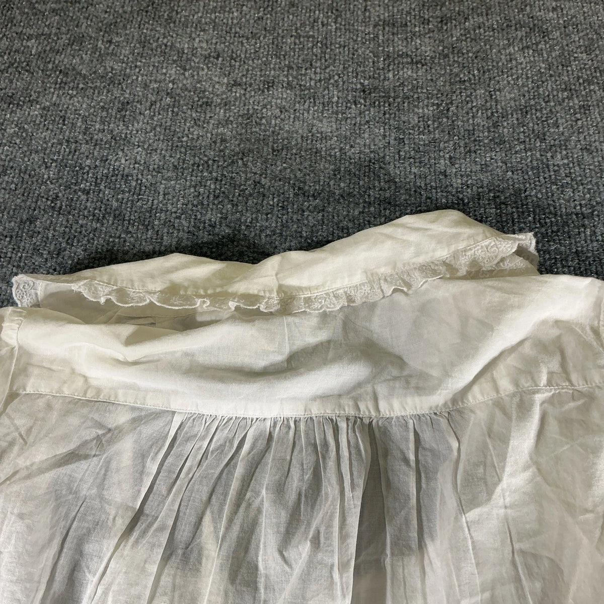 polo country ralph lauren shirt Girls 16 White Ruffled Cotton Voile Top Set Spec