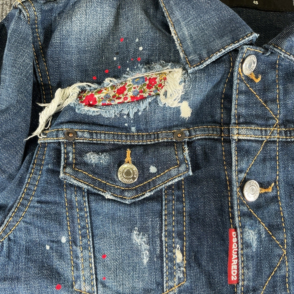 dsquared2 jacket Size Small 48 Made In Italy Denim Jacket