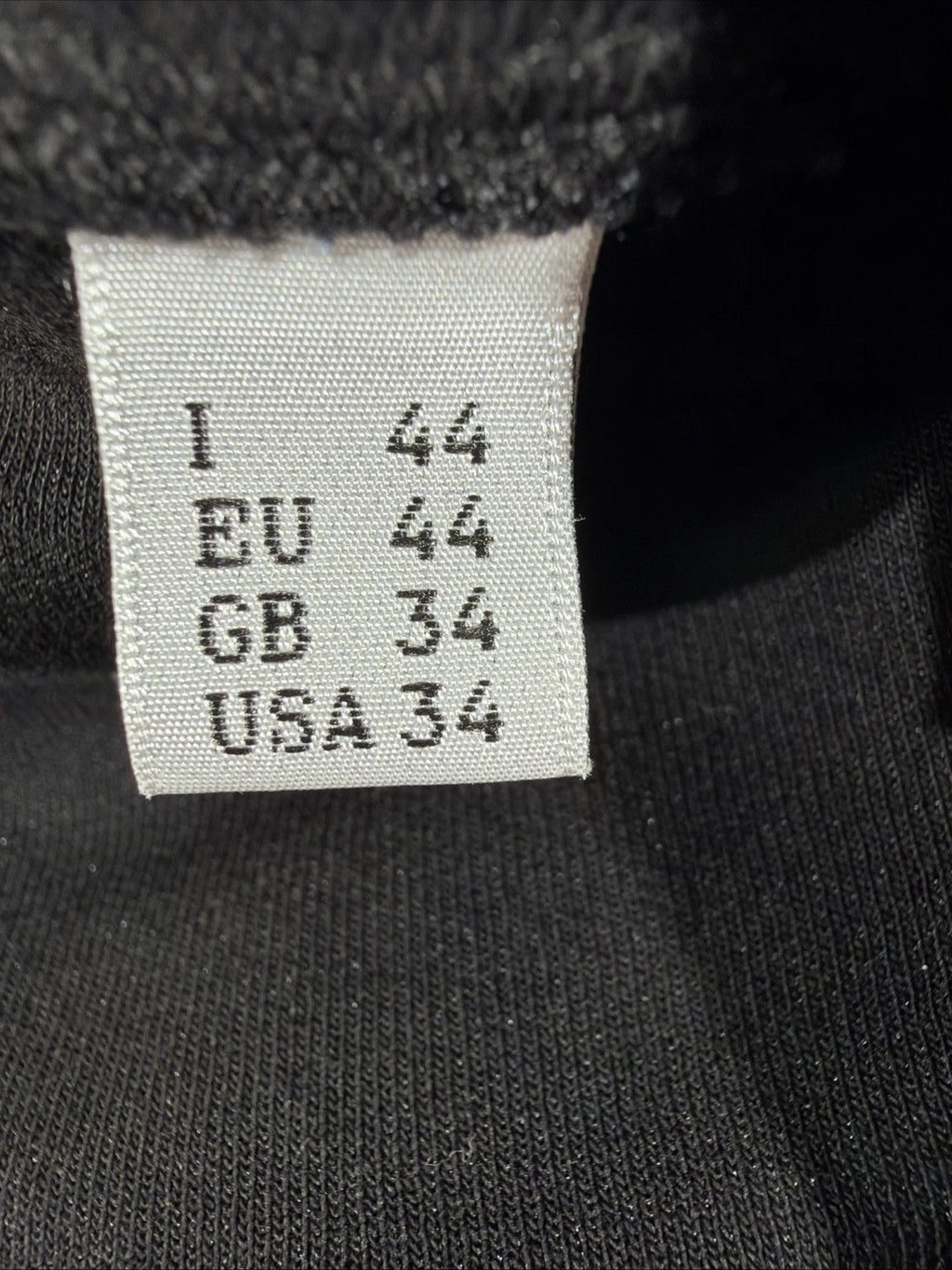 Moschino  hooded sweatshirt BLACK REAR FASHION SIZE 34 USA