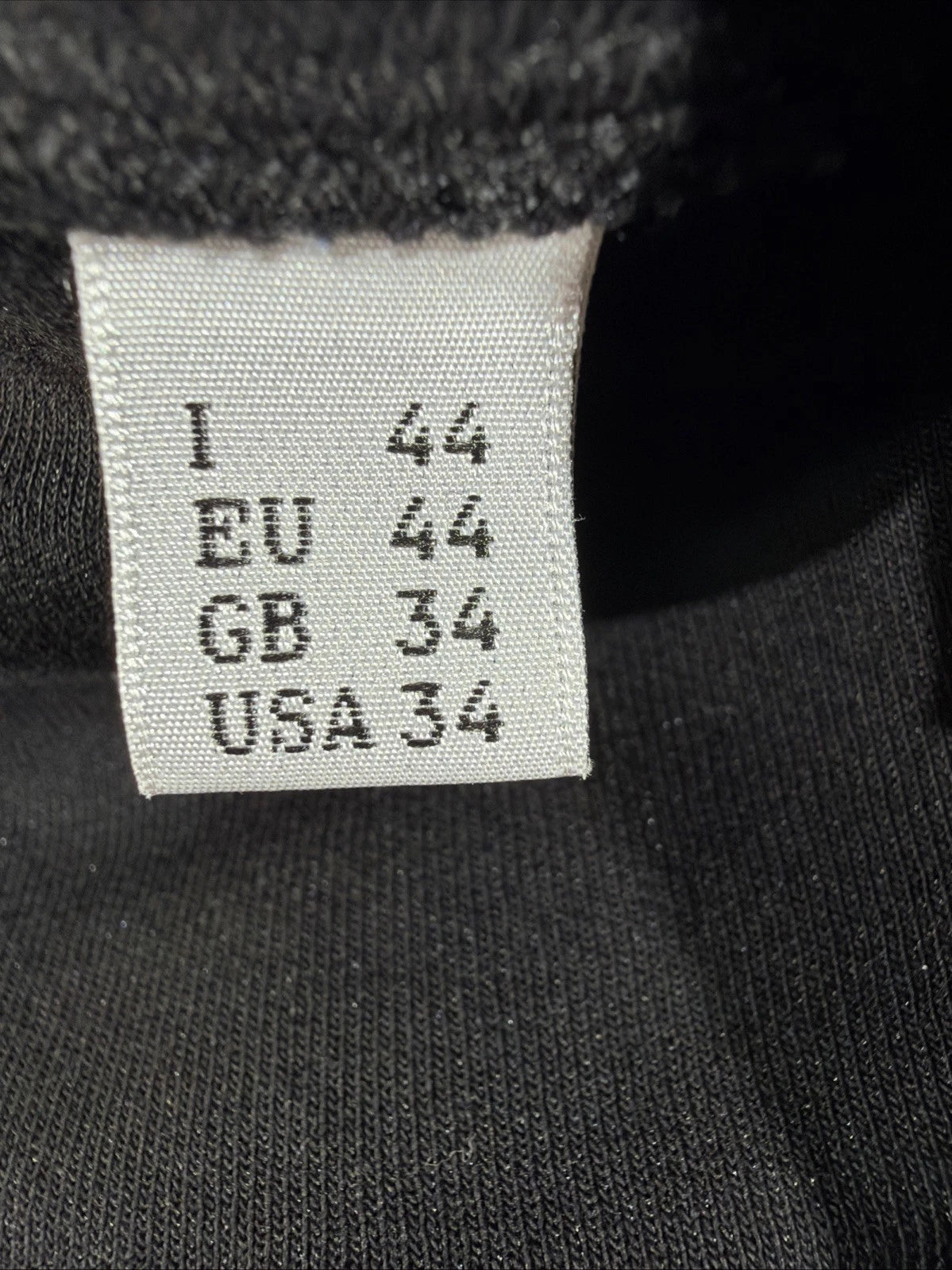 Moschino  hooded sweatshirt BLACK REAR FASHION SIZE 34 USA