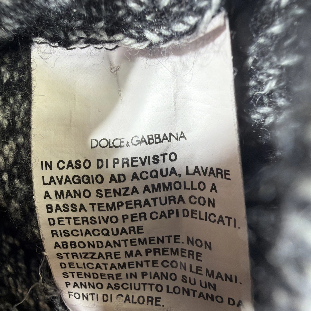 Dolce & Gabbana Boy's Crown King Cashmere Sweater Gray | Sz 50