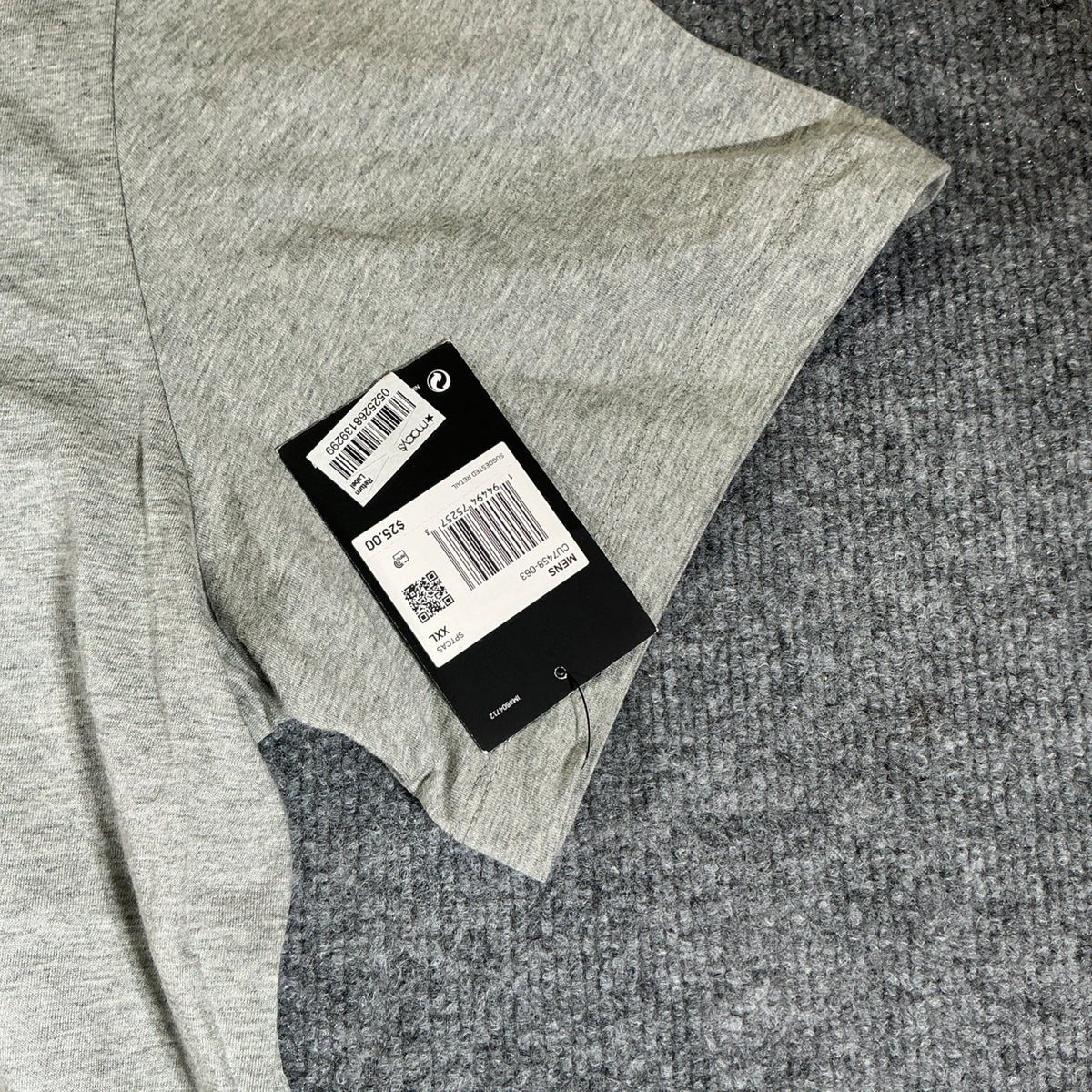 Nike Shirt Men's Gray Tee Camo Logo Graphic Tee Short Sleeve Sz XL BY
